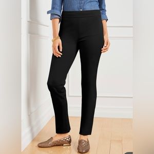 TALBOT’S Women’s Chatham Ankle Pant in BLACK Size 16 NEW WITH TAGS